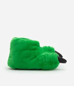 Pantufa Fechada Infantil Pata de Dino - Tam 29 ao 36