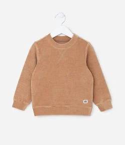 Blusão Infantil em Veludo Canelado - Tam 1 a 5 Anos