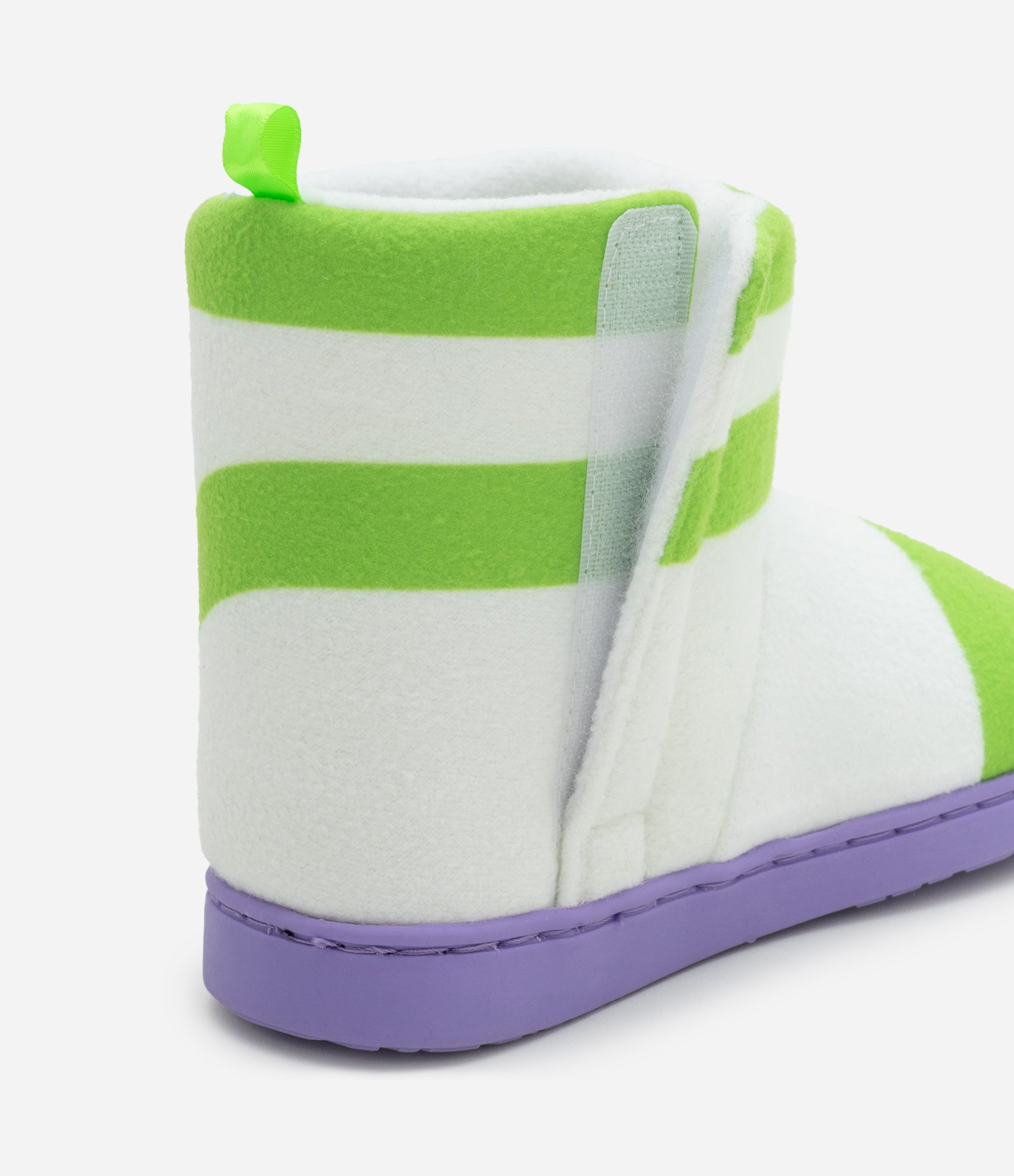 Pantufa Bota Infantil com Bordado Buzz Lightyear - Tam 21 a 32 Branco/Bege/Verde 3