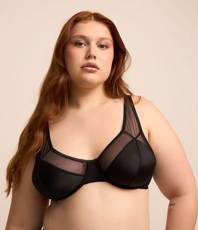Sutiã Sem Bojo Com Aro em Microfibra Curve & Plus Size Sutiã Sem Bojo Com Aro em Microfibra Curve & Plus Size