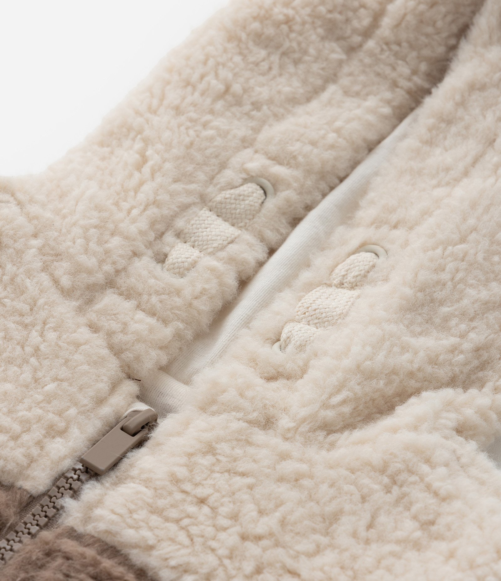 Casaco Infantil em Sherpa com Bordado do Simba - Tam 1 a 6 Anos Marrom/Bege 5