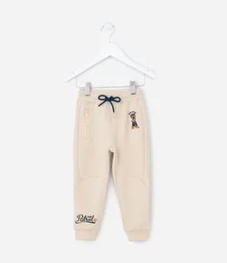 Calça Infantil com Bolsos e Estampa Patrulha Canina - Tam 1 a 5 Anos