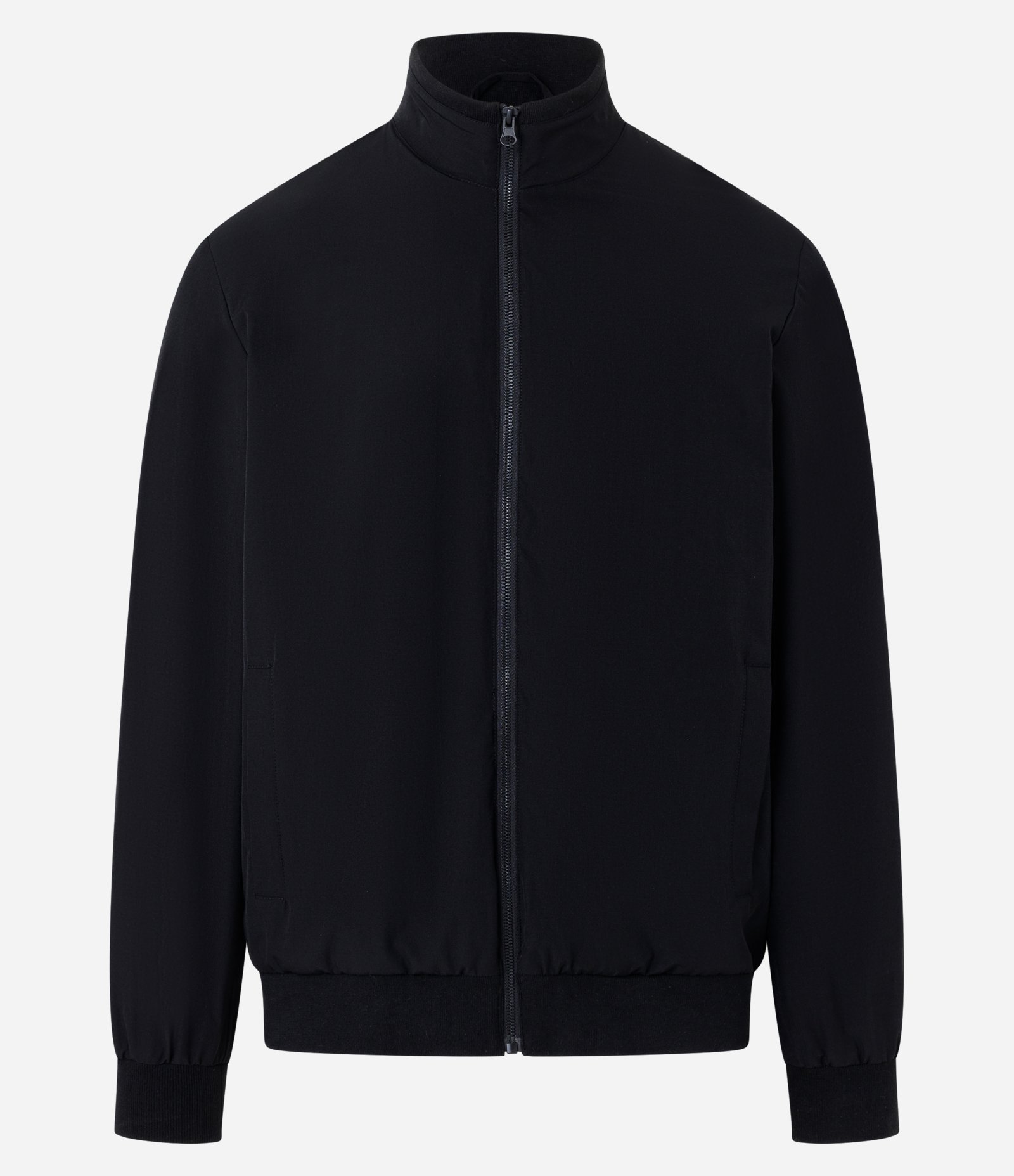 Jaqueta Bomber com Gola Alta Preto 5