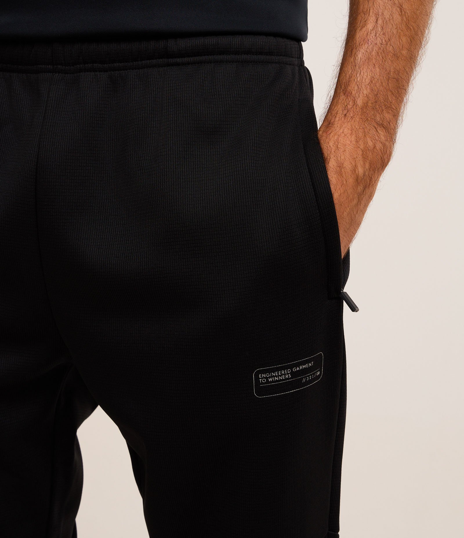 Calça Slim Esportiva com Cós Elástico Preto 5