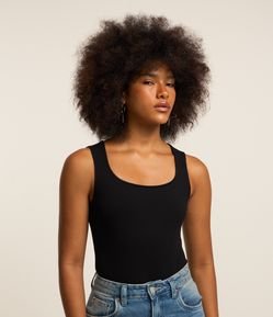 Body em Poliamida Seamless com Busto Duplo