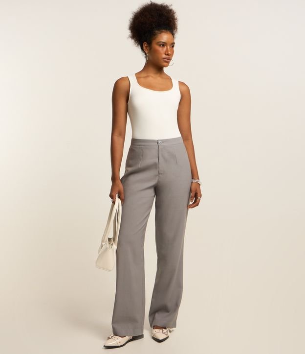 Body em Poliamida Seamless com Busto Duplo