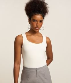 Body em Poliamida Seamless com Busto Duplo