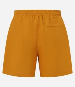 Bermuda em Algodão com Linho e Cós Elástico