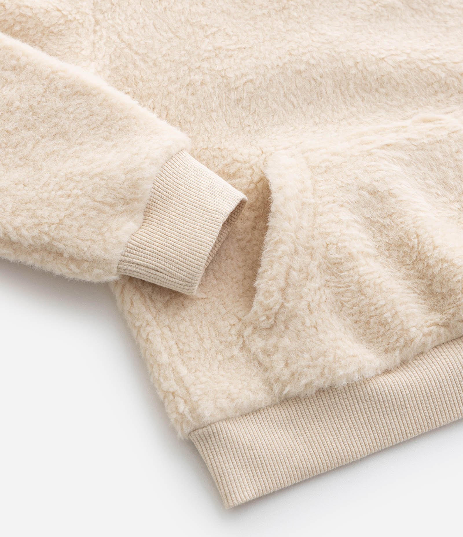 Casaco Infantil em Sherpa com Bordado Urso - Tam 1 a 5 Anos Bege 4