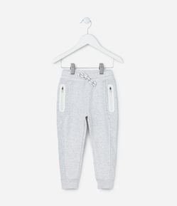 Calça Infantil Quentinha com Bolsos e Zíper - Tam 1 a 5 Anos