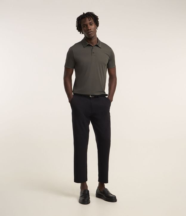 Camiseta Polo Performance com Toque Gelado