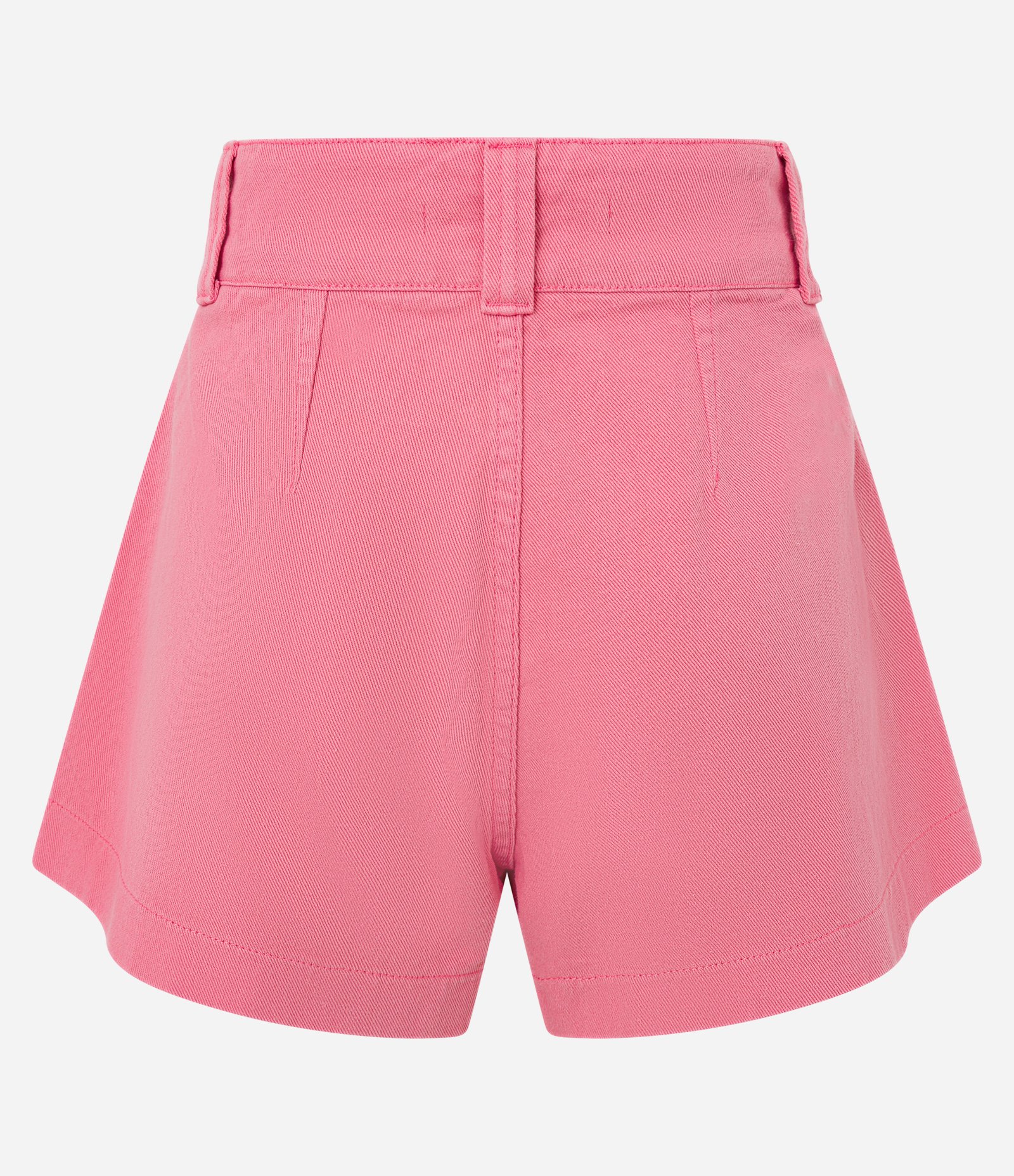 Short Saia em Sarja com Botões Duplos e Bolsos Cargo Rosa 6