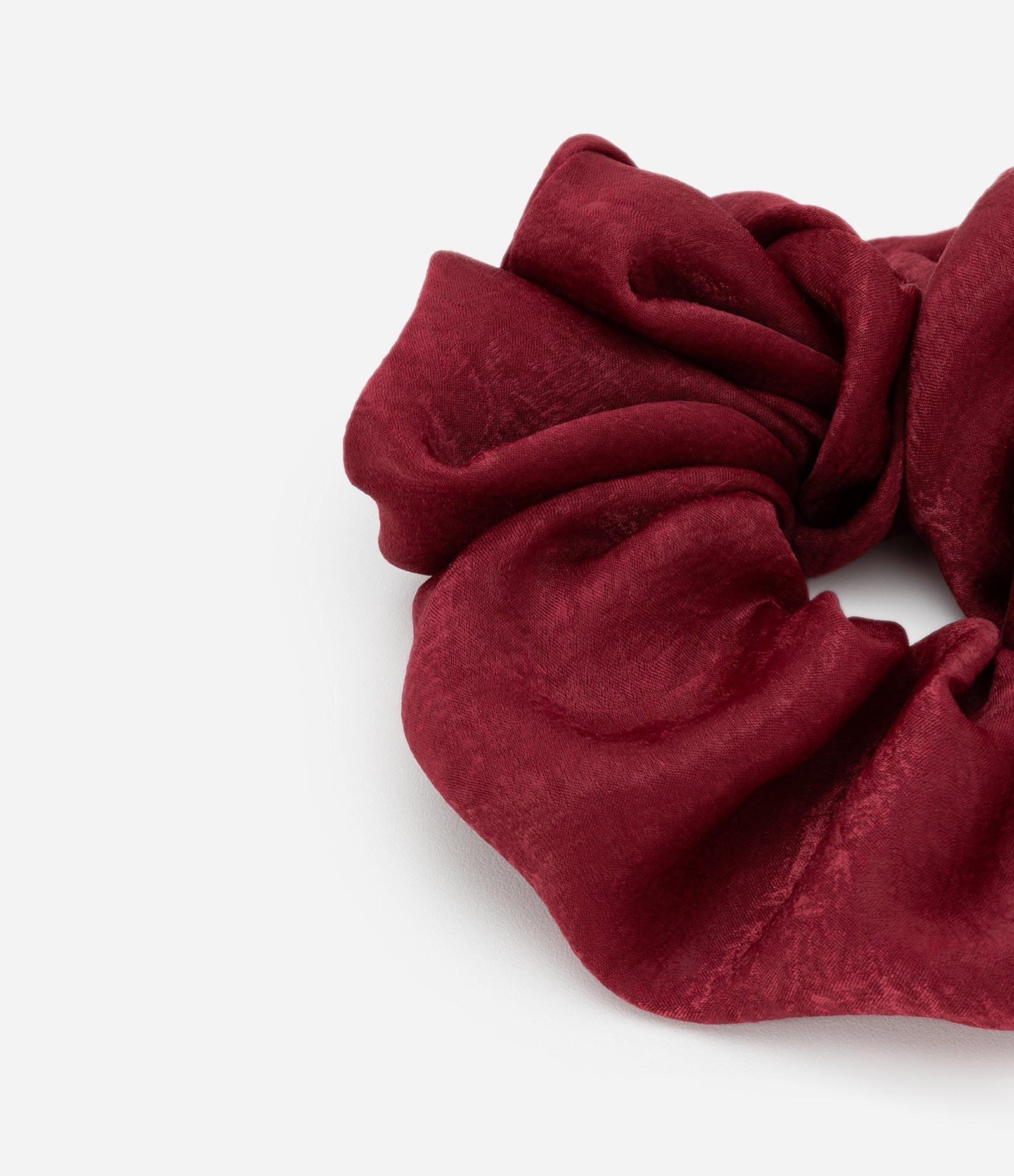 Maxi Scrunchie Acetinado Vermelho 2