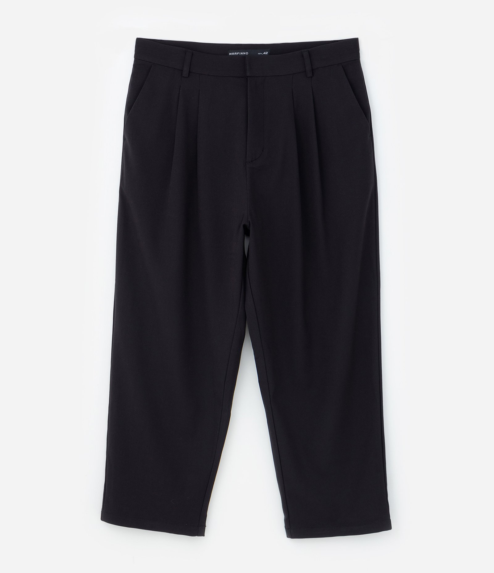 Calça em Alfaiataria com Bolso Faca Preto 1