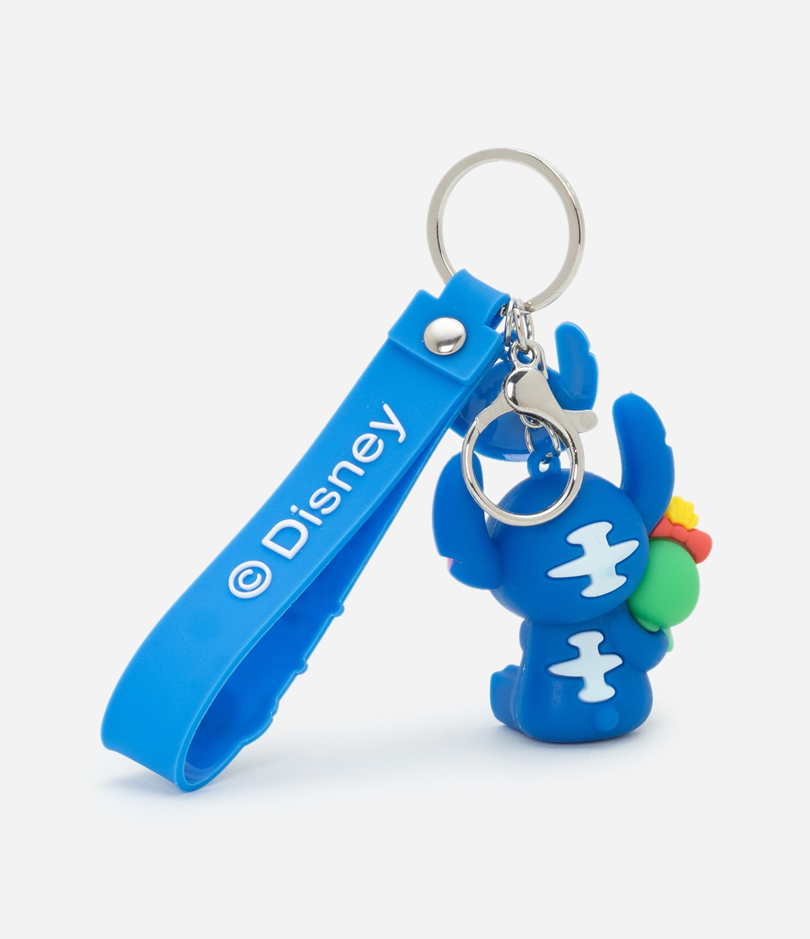 Chaveiro Infantil com Estampa Xepa e Stitch Azul 2