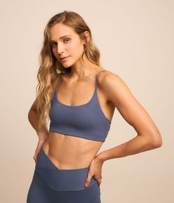 Top Esportivo em Poliamida com Alças Finas