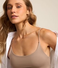 Top Esportivo em Poliamida com Alças Finas