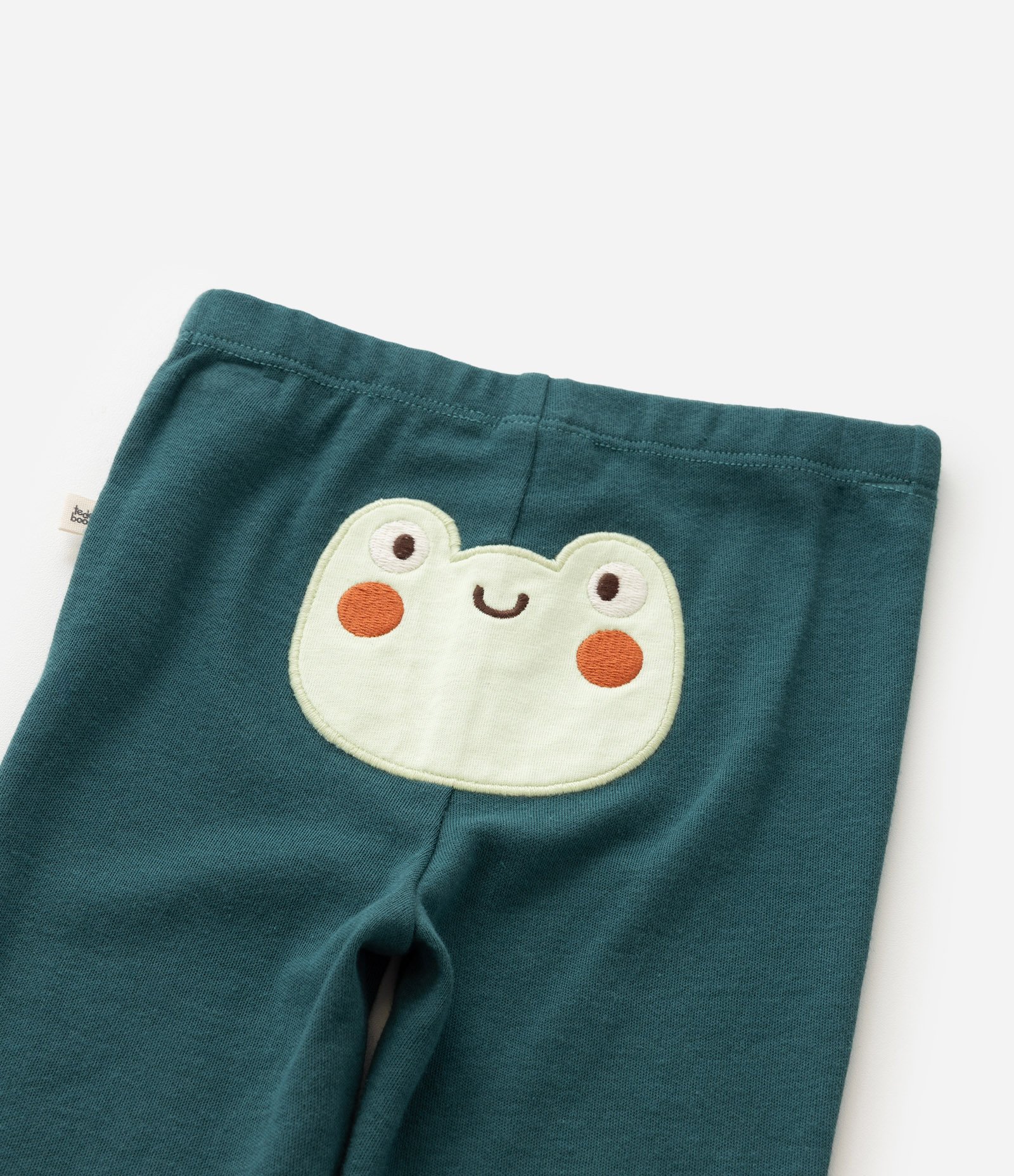 Conjunto Body e Calça em Suedine Estampa Bichinhos - Tam RN a 18 meses Off White/Verde 12