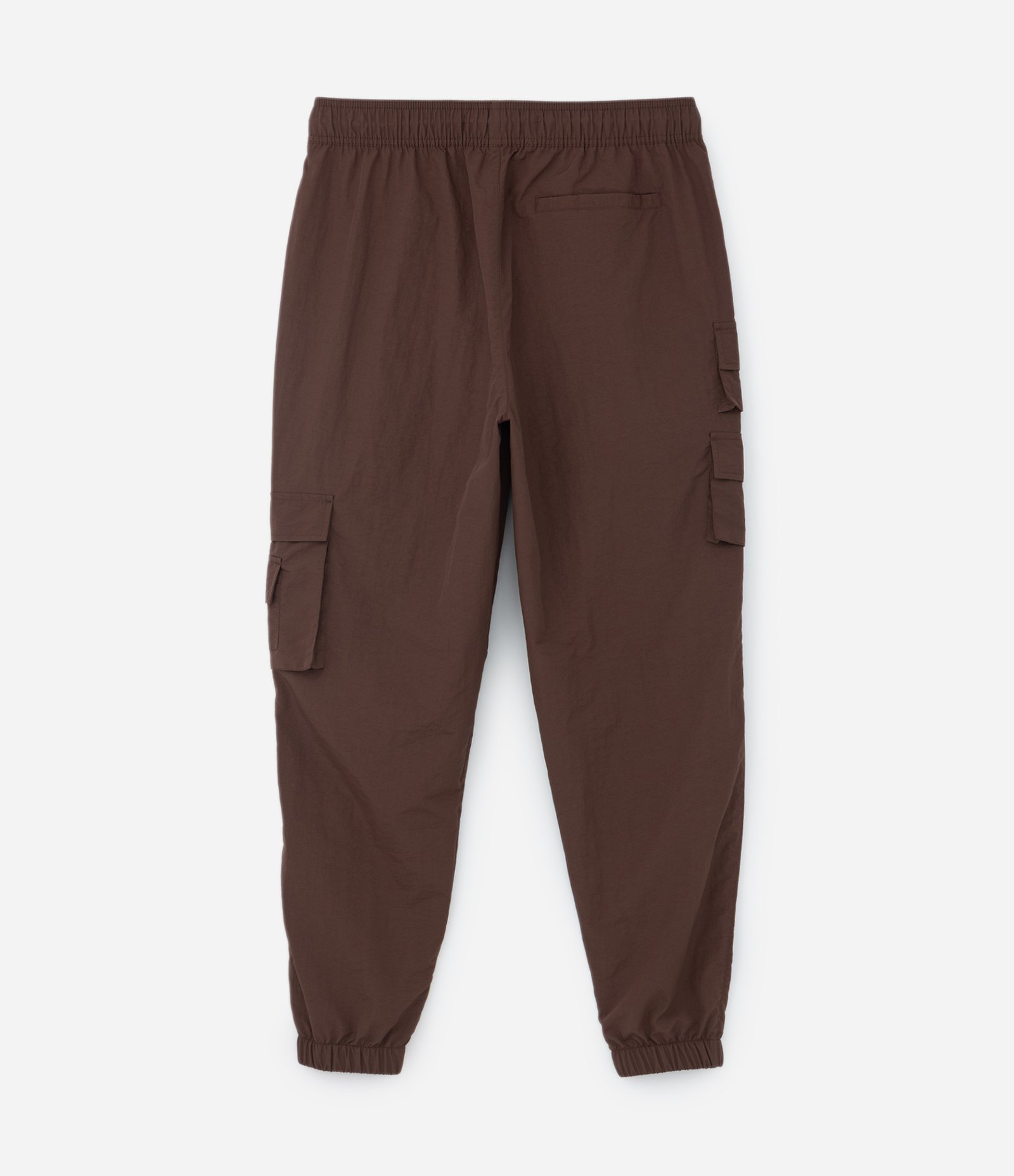 Calça Jogger em Poliamida com Bolsos Laterais Marrom 6