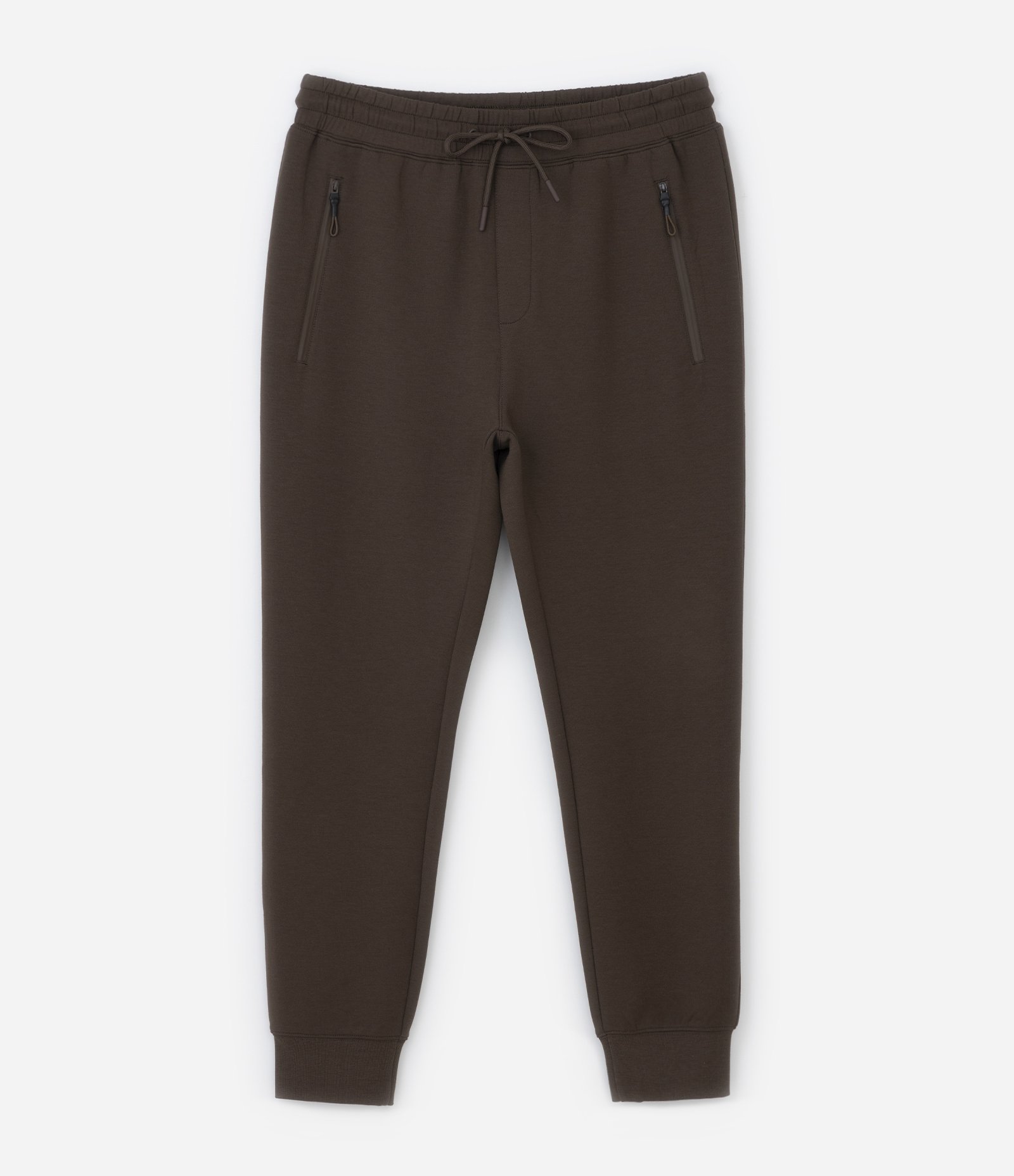 Calça Jogger Esportiva em Moletom Tecnológico Marrom Escuro 6