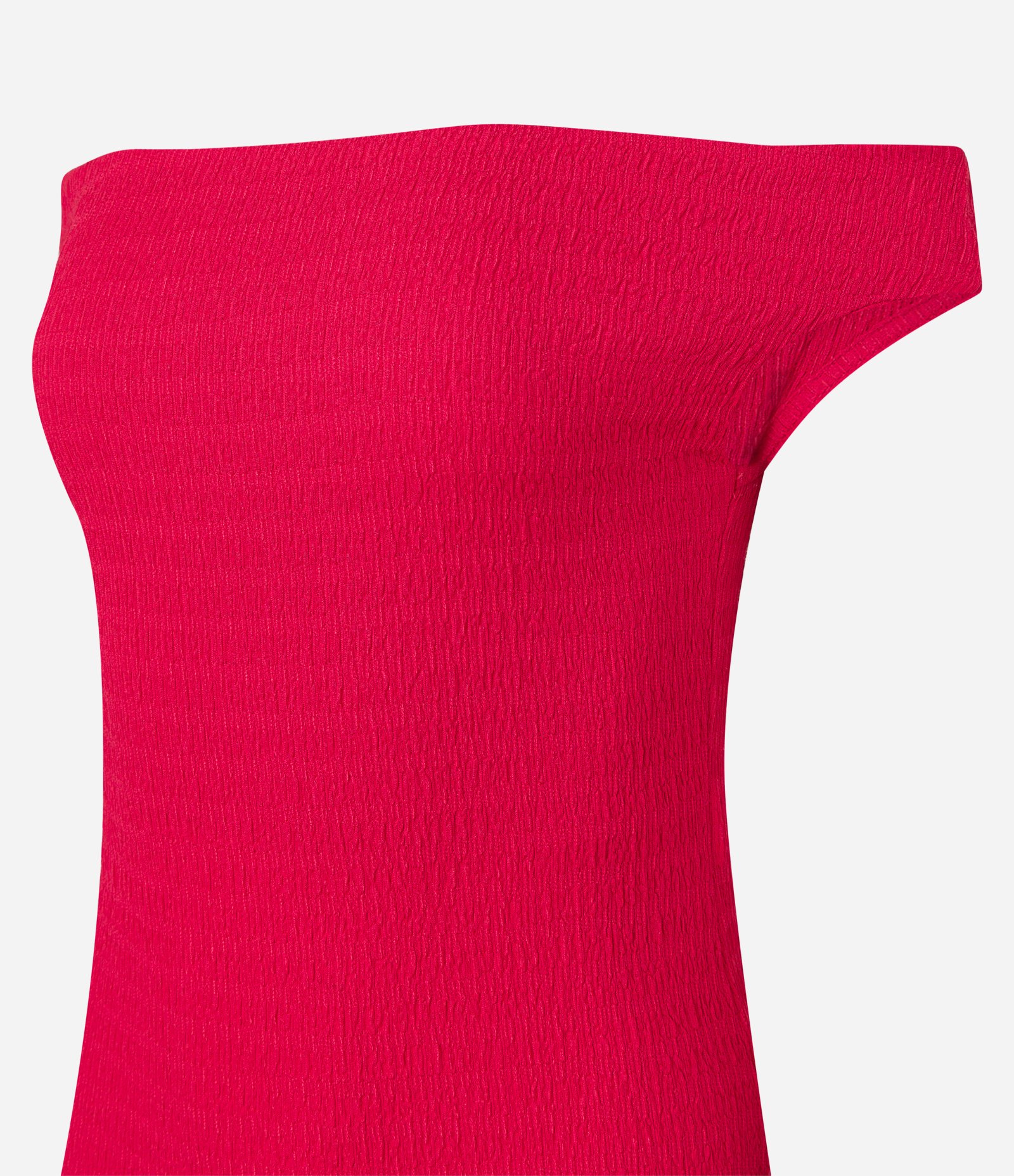 Body Texturizado com Decote Canoa Vermelho 7