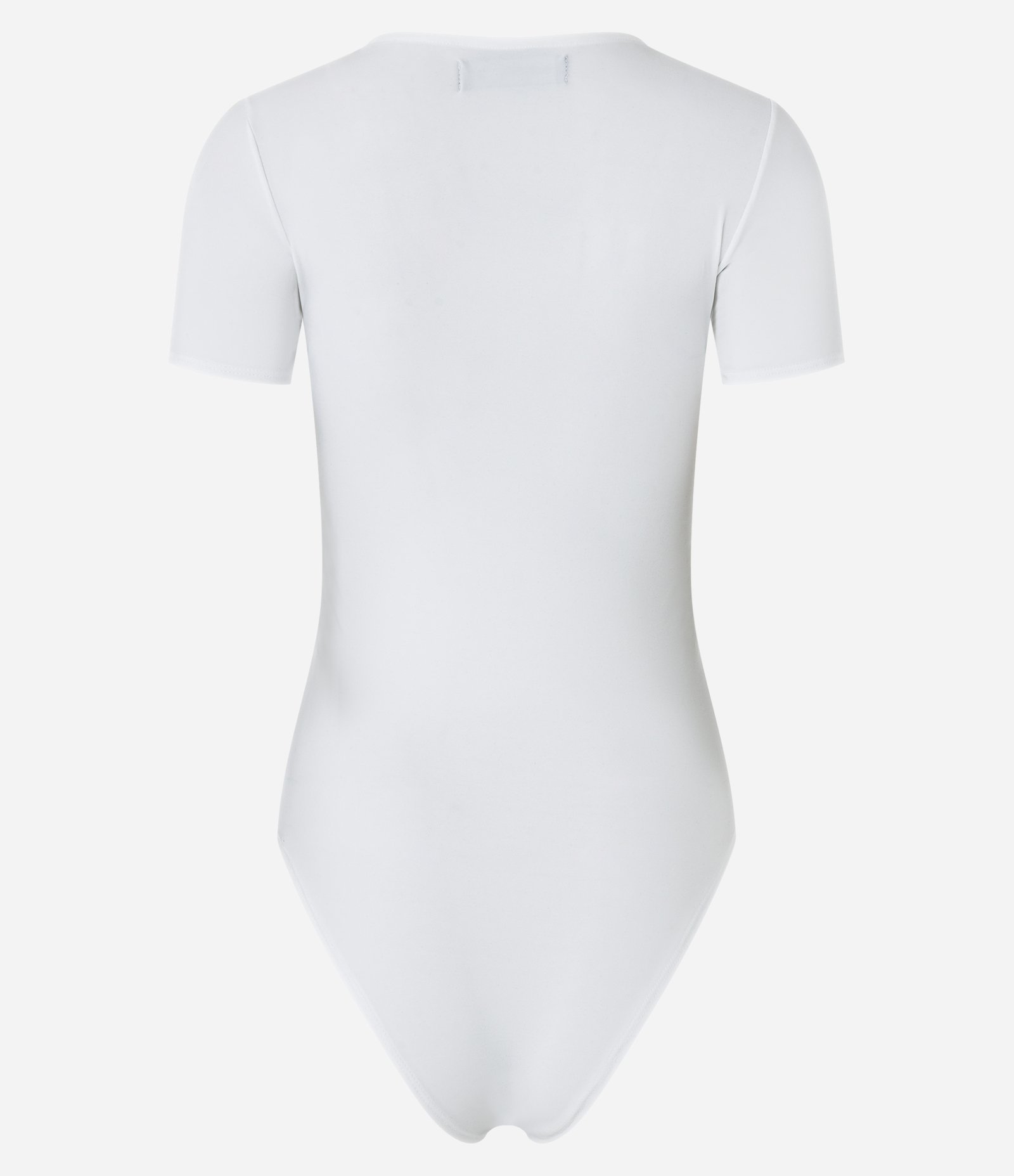 Body com Drapeado Lateral e Manga Curta Branco 7