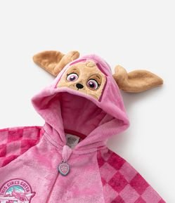 Pijama Jumper Infantil em Fleece com Capuz Skye Paw Patrol - Tam 2 a 4 anos