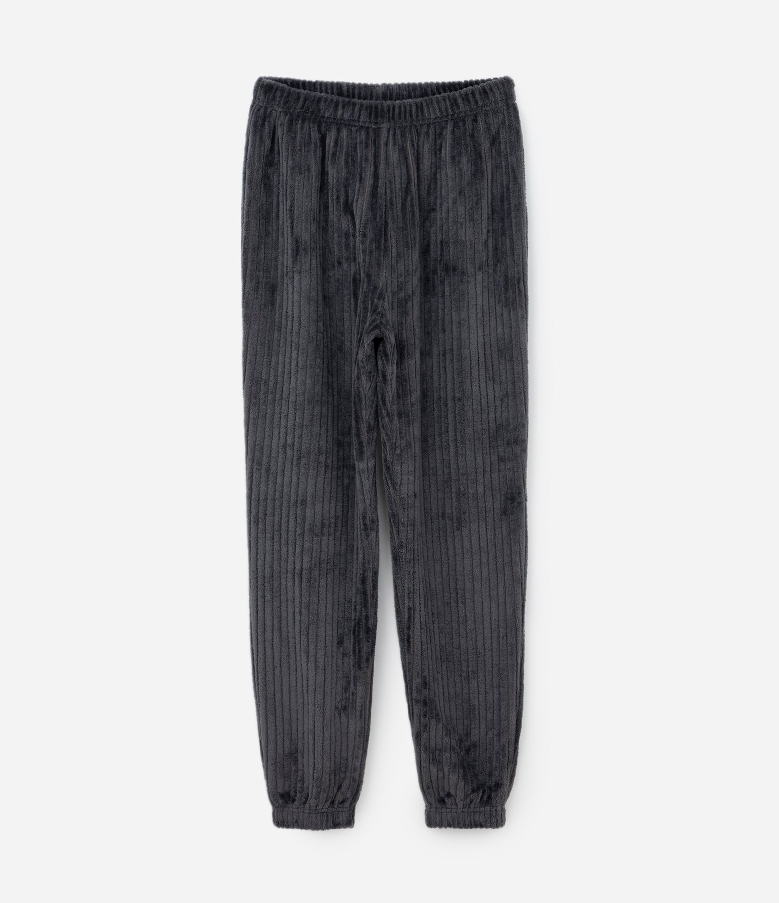 Pijama Longo Infanril em Fleece com Bordado de Coelha e Lacinhos - Tam 5 a 14 anos Bege/Cinza Escuro 9