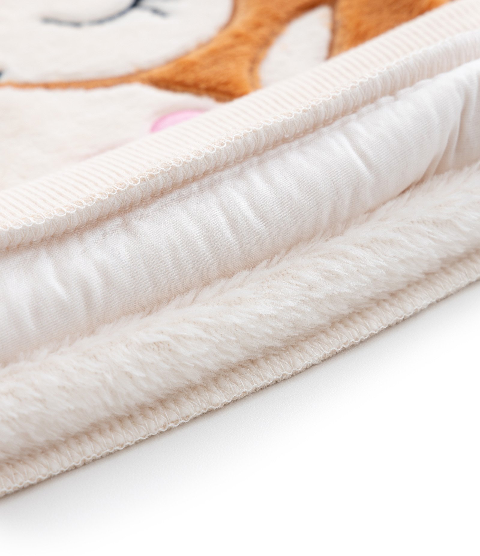 Pijama Infantil em Fleece com Bordado Raposinhas - Tam 2 a 4 Anos Laranja 8