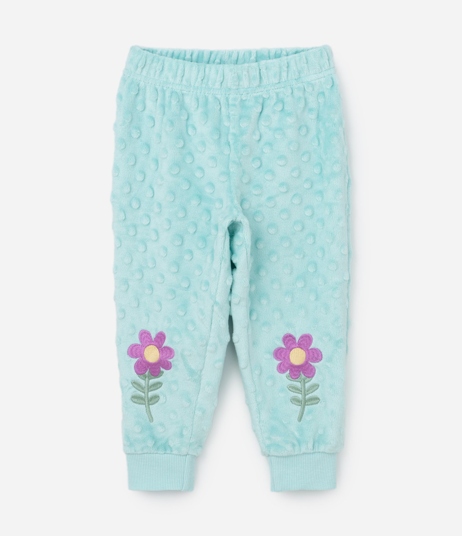 Pijama Infantil em Plush com Bordado de Capivarinhas - Tam 2 a 4 Anos Verde 8