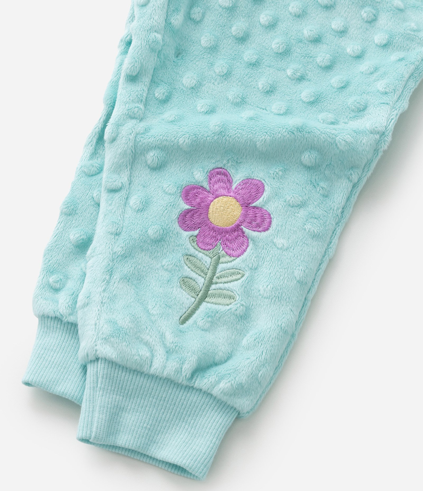 Pijama Infantil em Plush com Bordado de Capivarinhas - Tam 2 a 4 Anos Verde 10