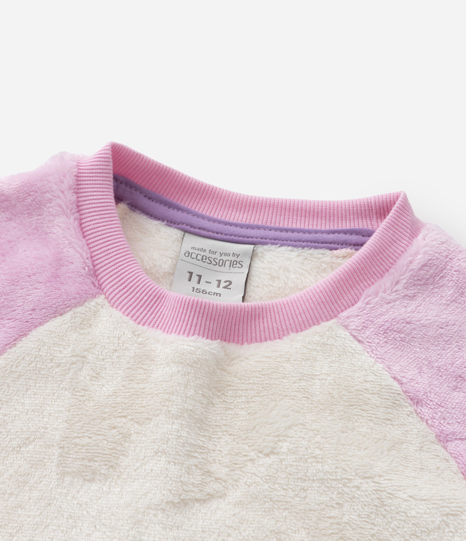 Pijama Infantil em Fleece com Bordado Lettering Amazing - Tam 5 a 14 Anos Rosa/Bege 6