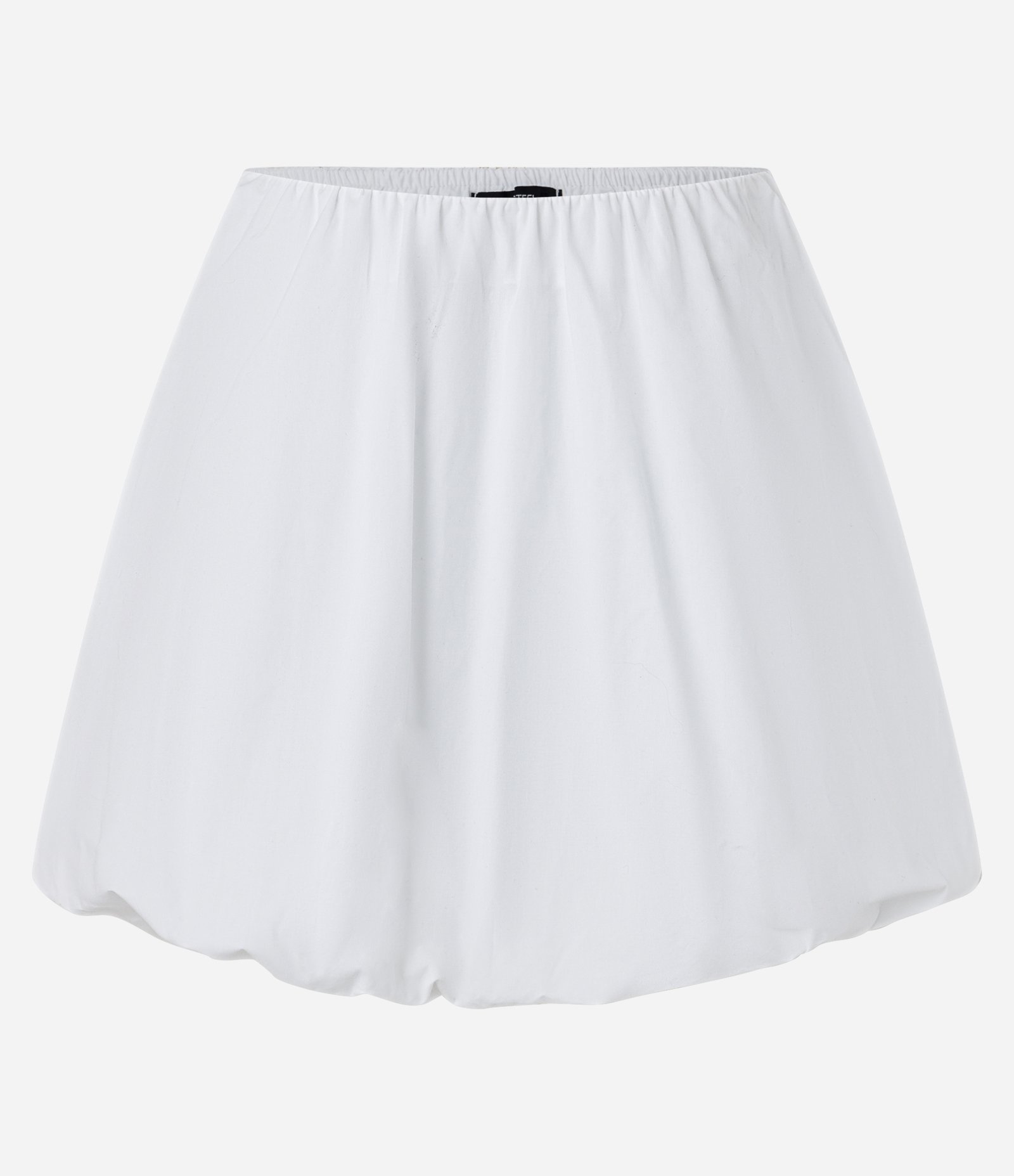 Saia Curta Balonê em Tricoline Branco 5
