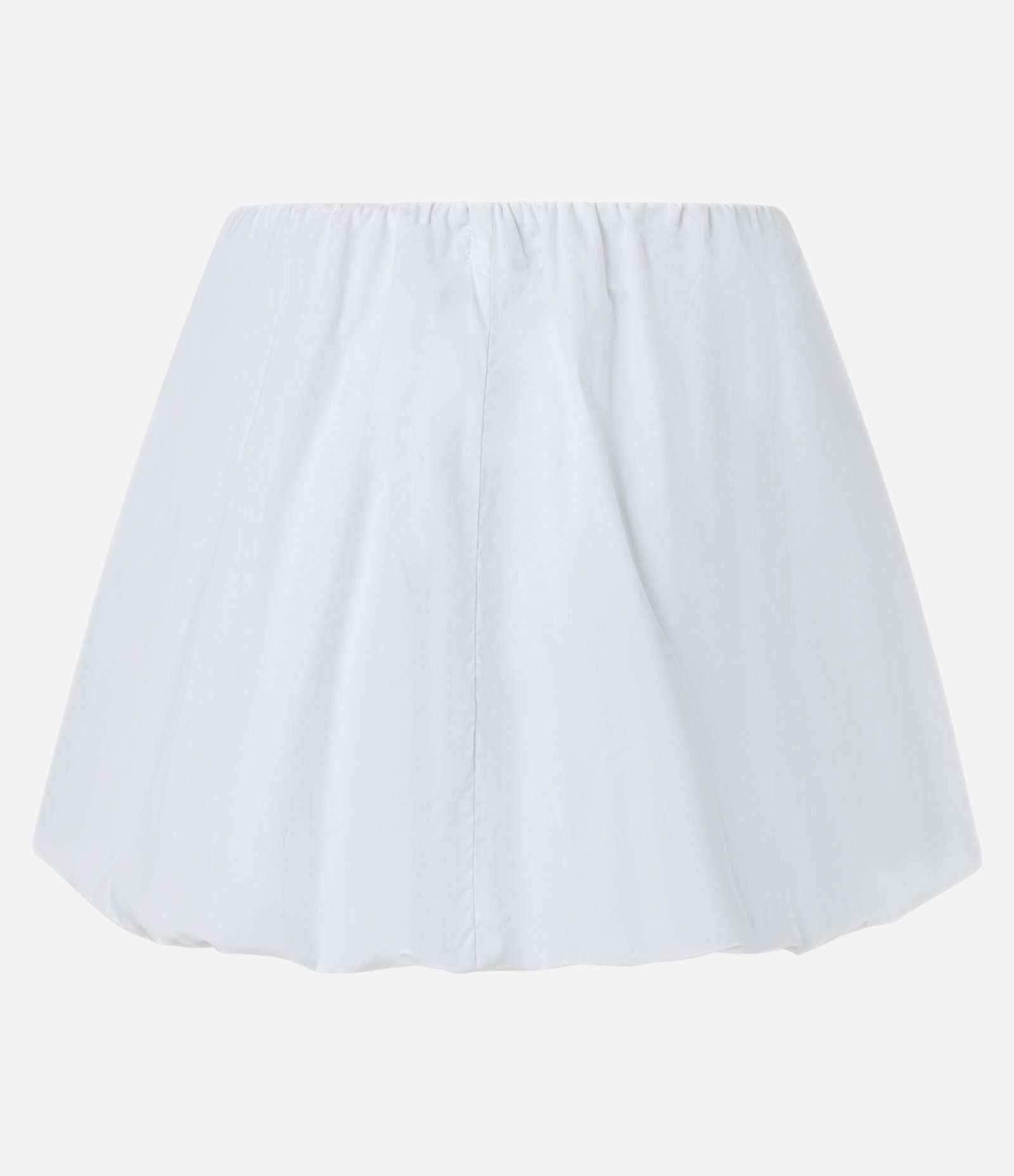 Saia Curta Balonê em Tricoline Branco 6
