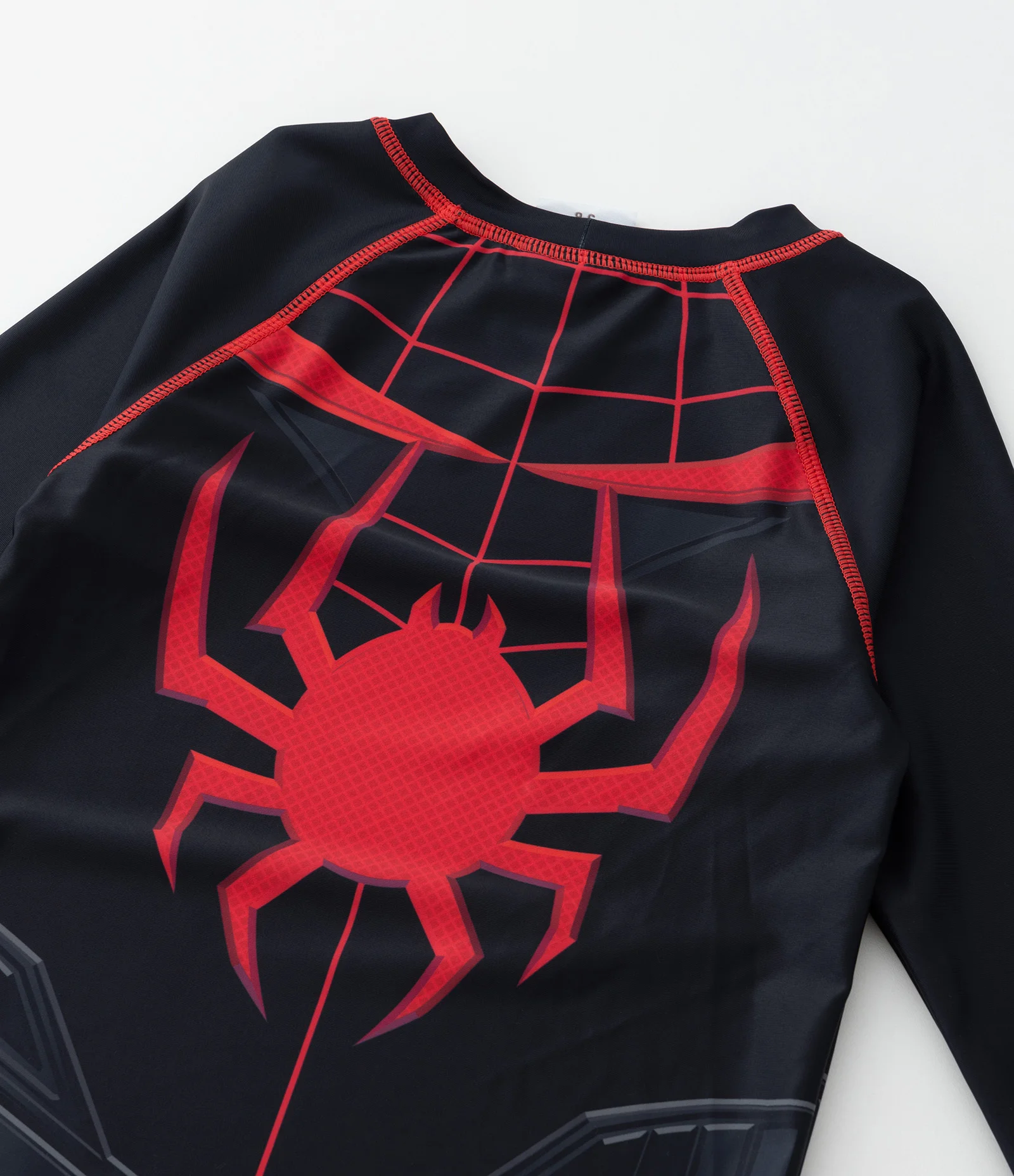 Camiseta Infantil Proteção UV e Estampa Homem-Aranha - Tam 3 a 10 Anos Preto 6
