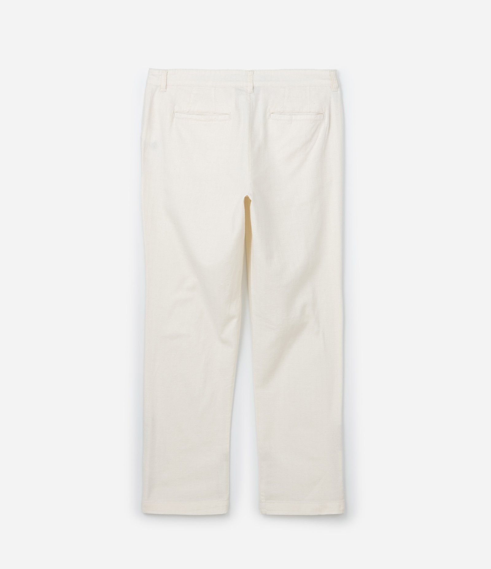 Calça em Algodão com Textura Quadriculada Off White 6