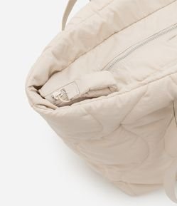 Bolsa Shopper Puffer Grande com Alça de Gorgorão