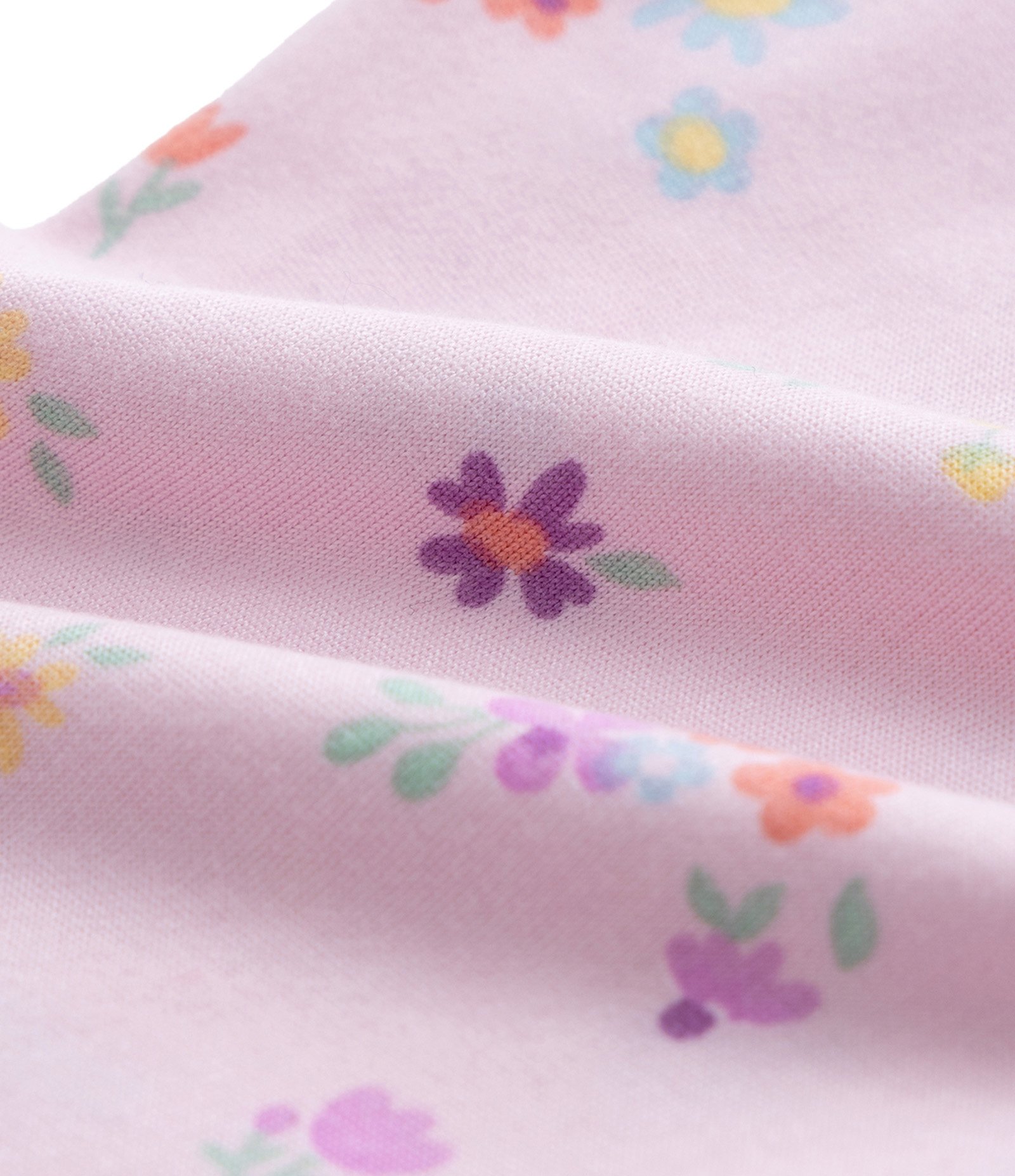 Pijama Longo Infantil com Estampa Floral - Tam 2 a 4 Anos Rosa 4