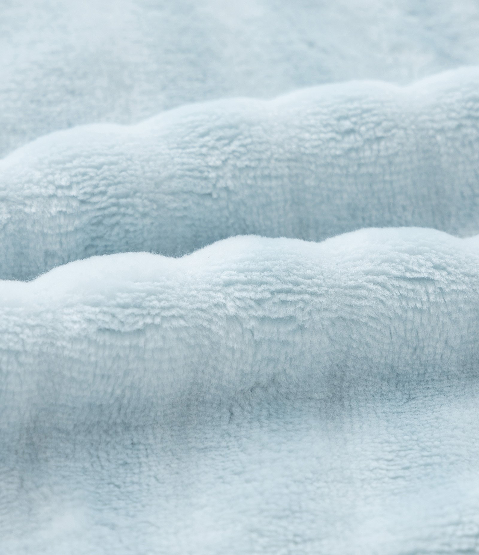 Macacão Infantil em Fleece com Textura - Tam 0 a 24 meses Azul 4