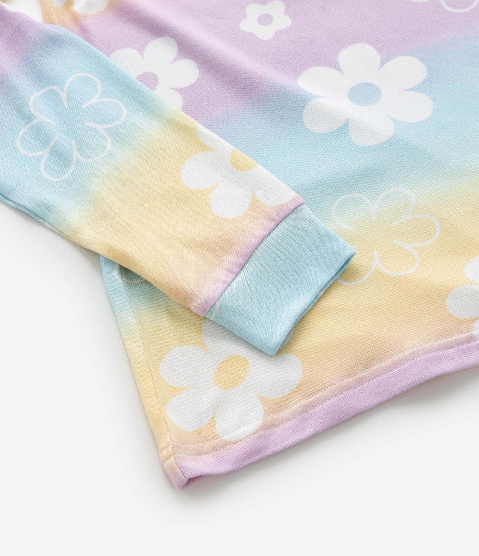 Pijama Infantil Tricosado com Estampa de Florzinhas - Tam 5 a 14 Anos Multicores 8