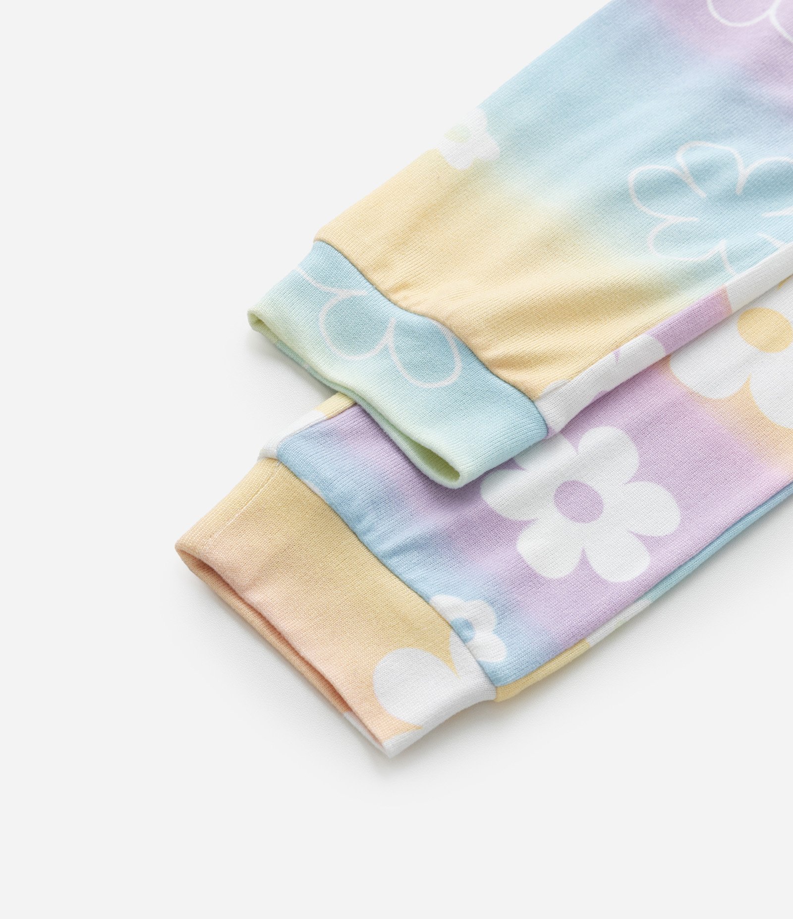 Pijama Infantil Tricosado com Estampa de Florzinhas - Tam 5 a 14 Anos Multicores 5