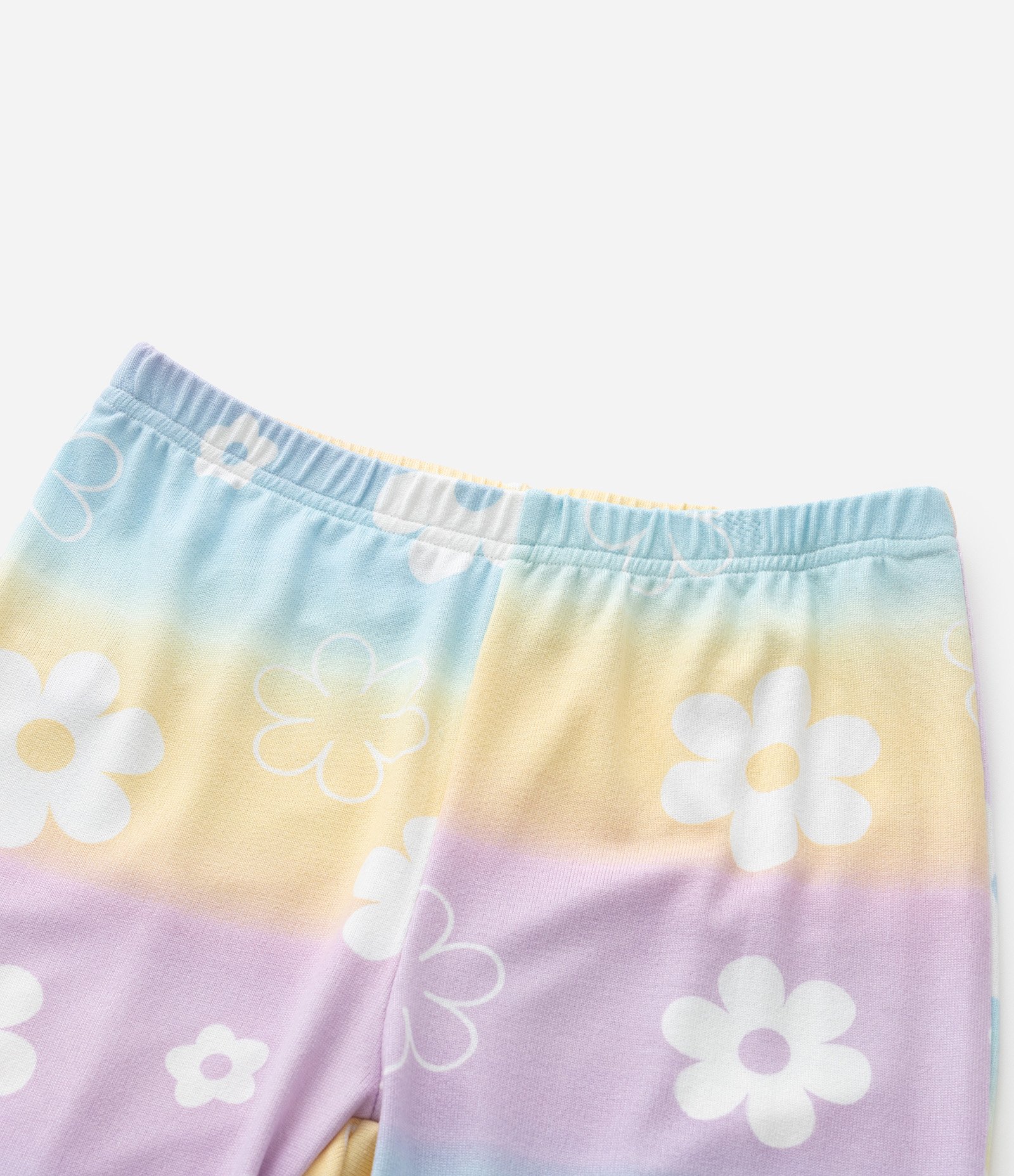 Pijama Infantil Tricosado com Estampa de Florzinhas - Tam 5 a 14 Anos Multicores 7