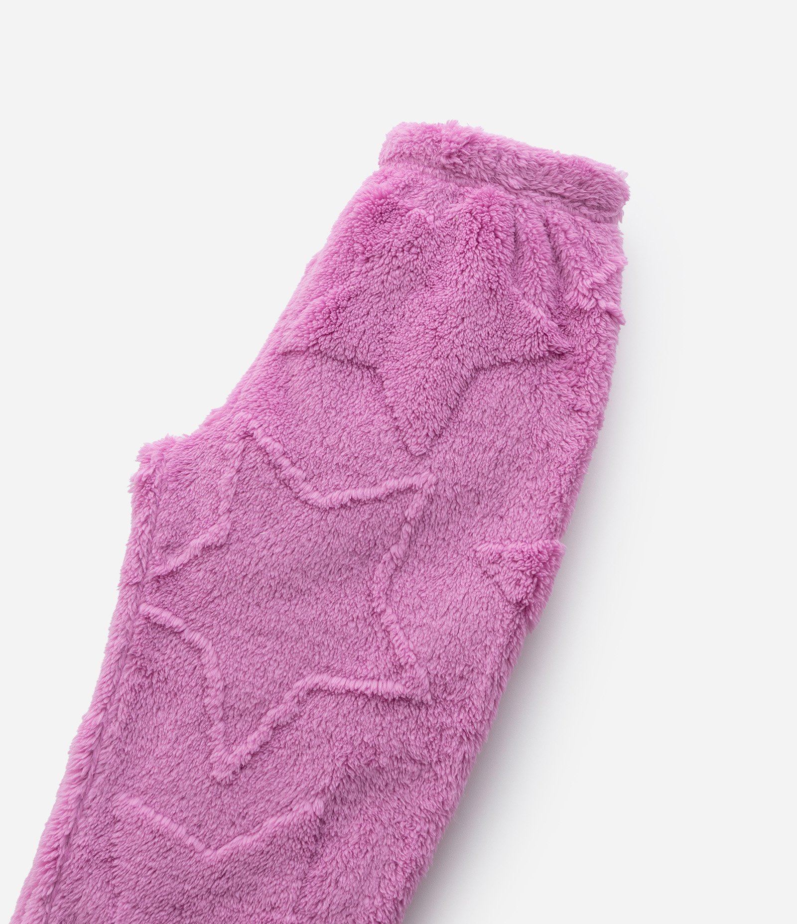 Pijama Infantil em Fleece com Textura de Estrelas - Tam 5 a 14 Anos Rosa 10