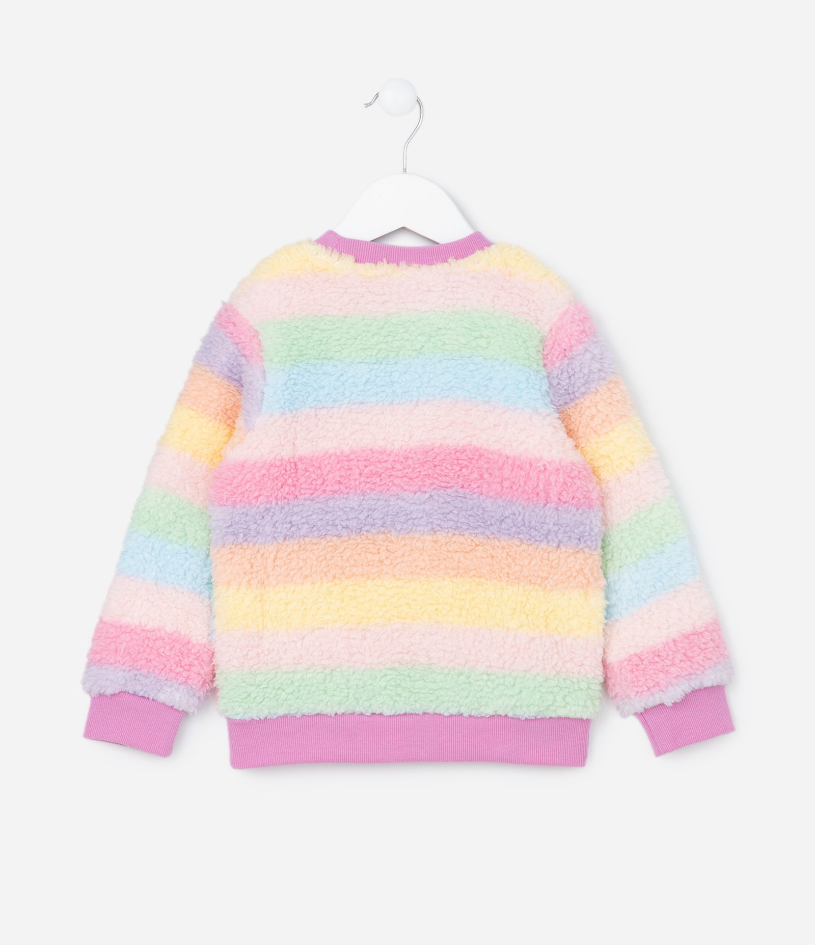 Pijama Infantil em Sherpa com Bordado Bichinho - Tam 1 a 6 Anos Multicores 3