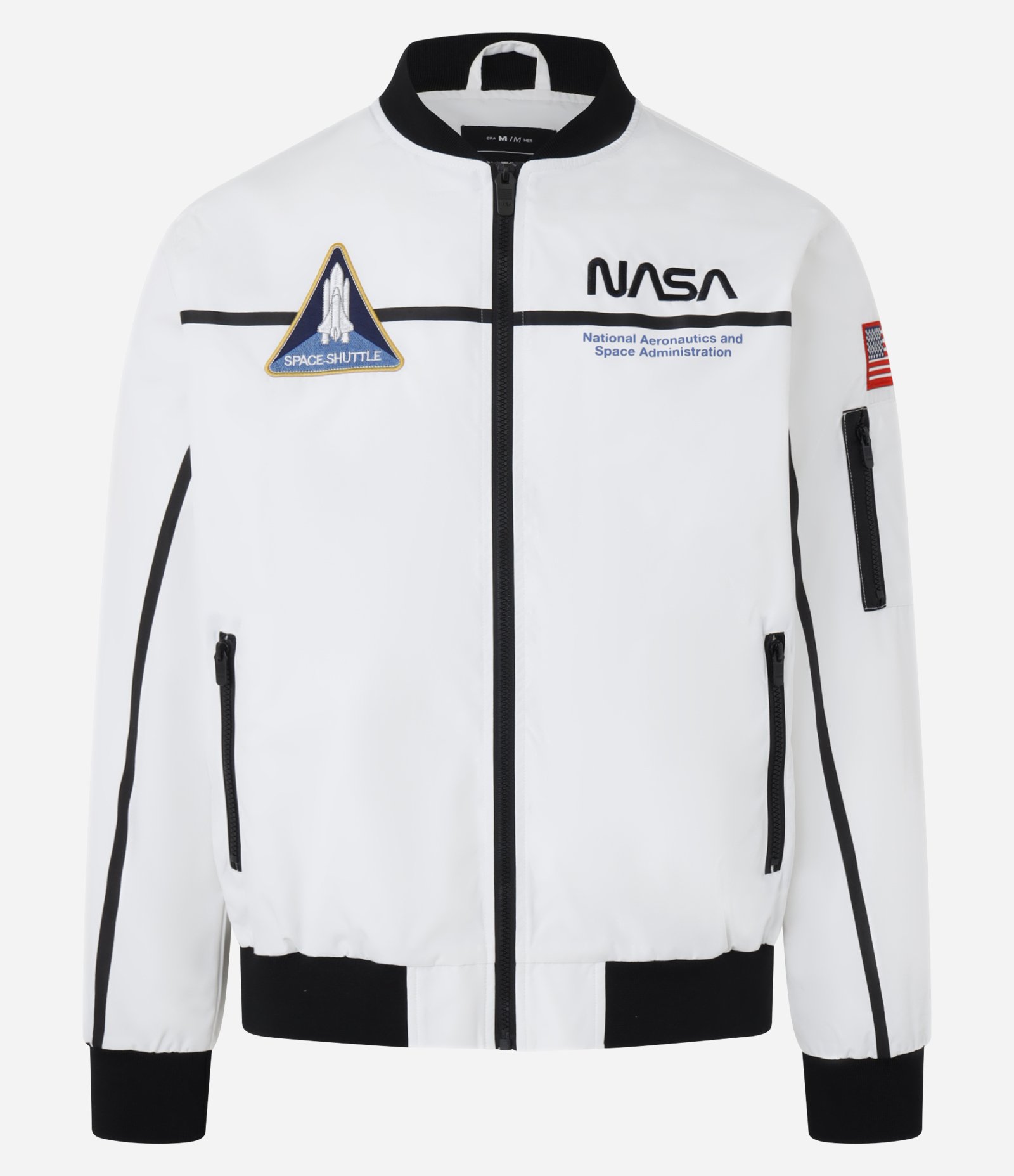 Jaqueta Quebra Vento com Estampa NASA Off White 9