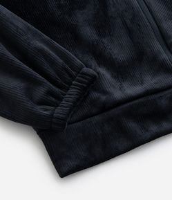 Jaqueta Infantil em Plush Canelada - Tam 5 a 14 Anos