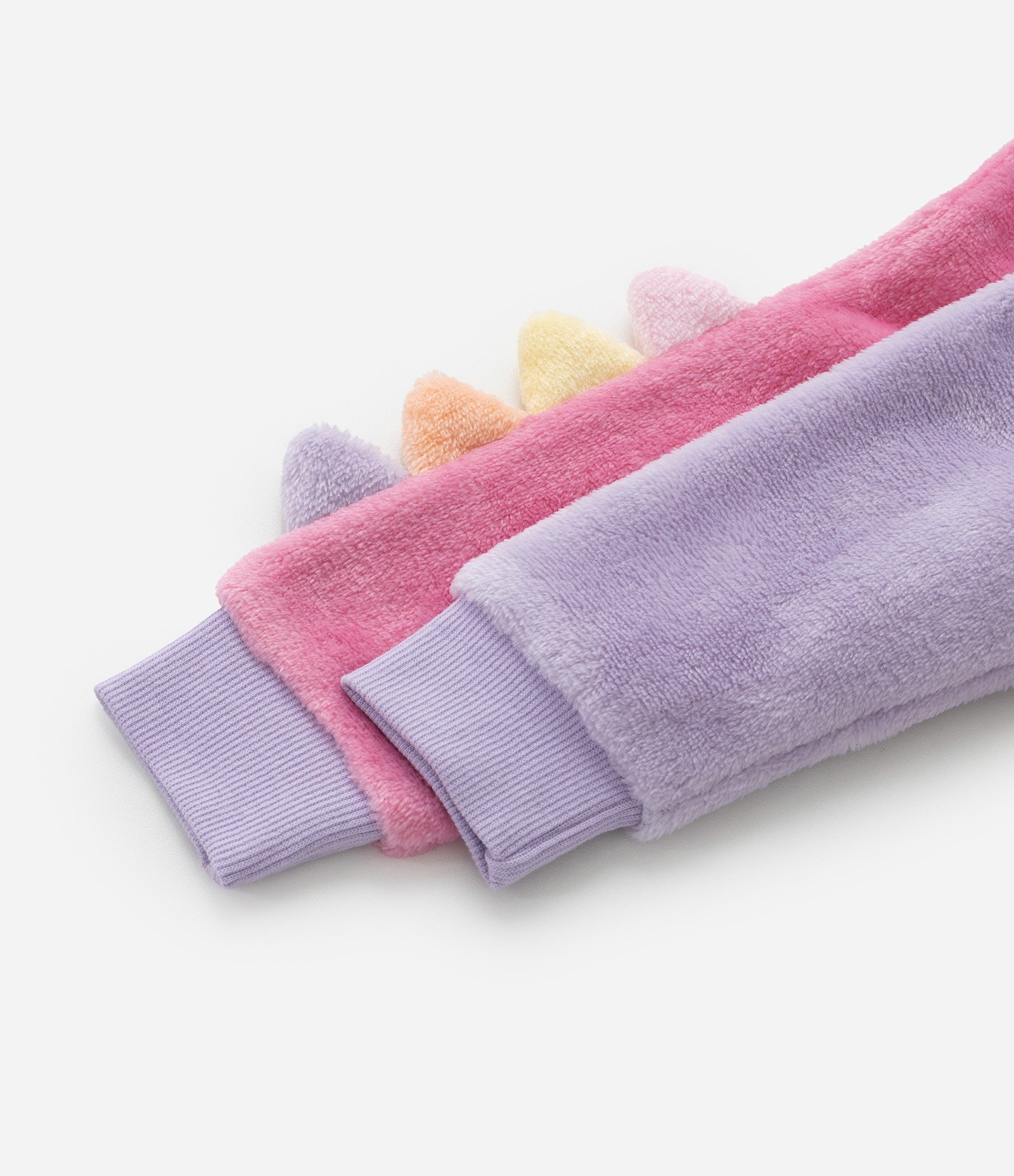 Pijama Infantil em Fleece com Bordado Unicórnio - Tam 1 a 4 Anos Multicores 10