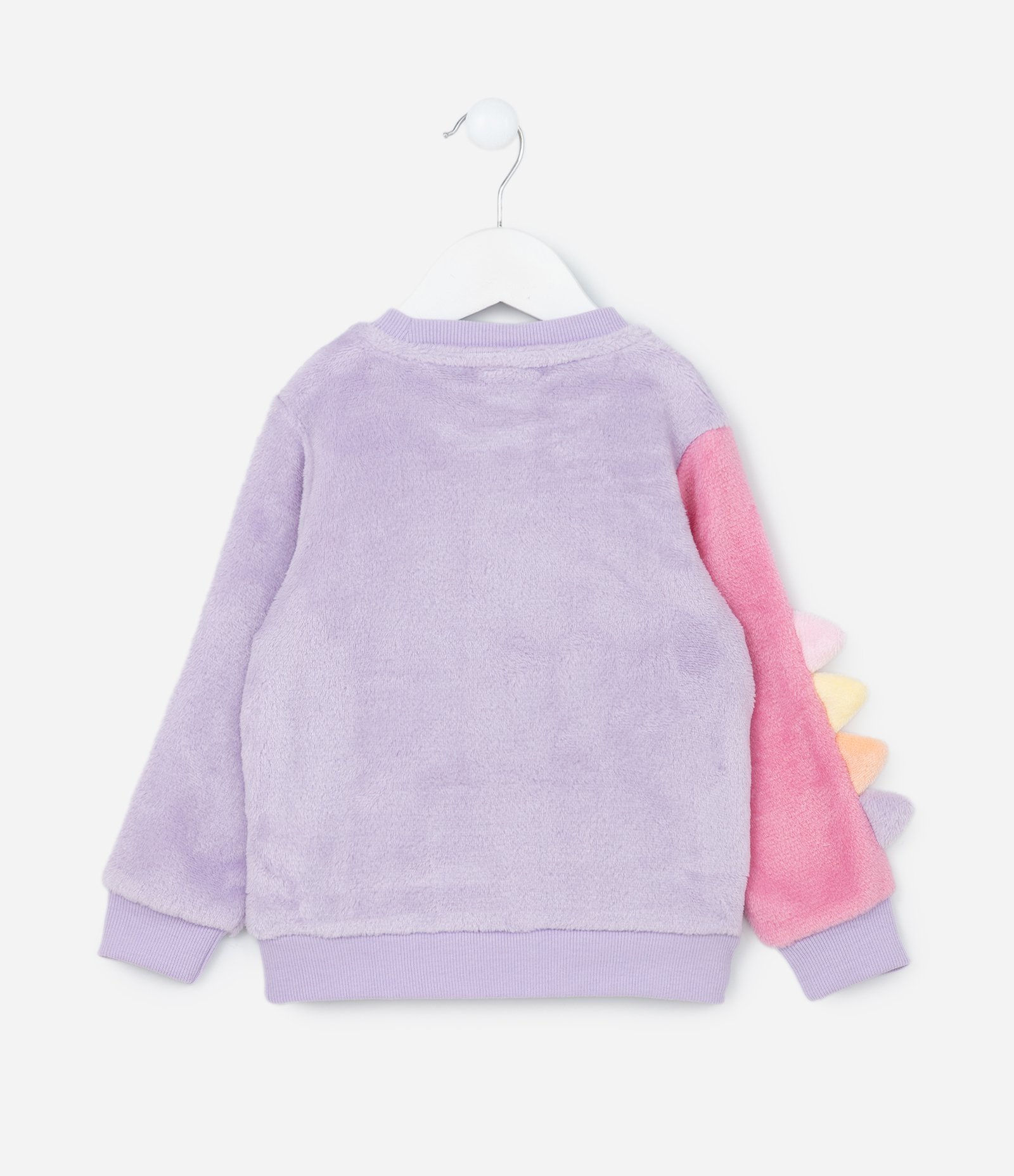Pijama Infantil em Fleece com Bordado Unicórnio - Tam 1 a 4 Anos Multicores 3