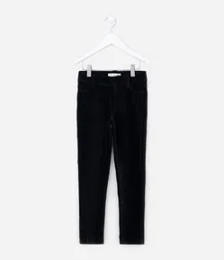 Calça Legging Infantil em Veludo Cotelê - Tam 1 a 5 Anos
