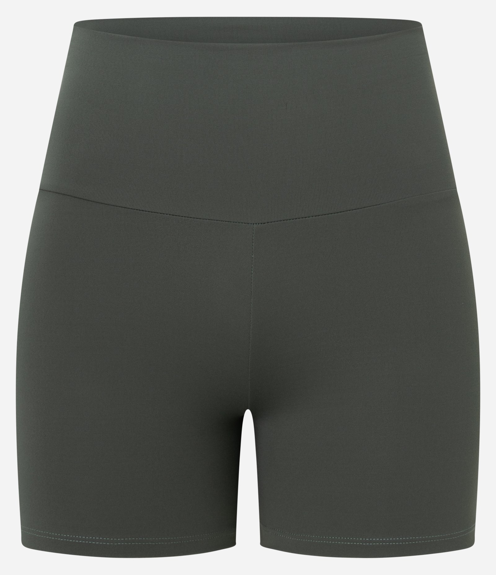 Bermuda Esportiva Lisa em Poliamida Verde 5